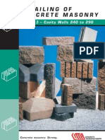 Detailing of Concrete Masonry: Volume 3 - Cavity Walls 240 To 290