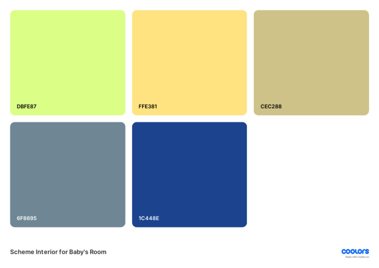 Scheme Interior For Baby's Room | PDF