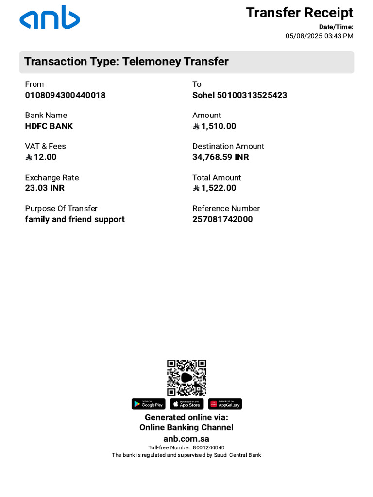 Transfer 257081742000 | PDF