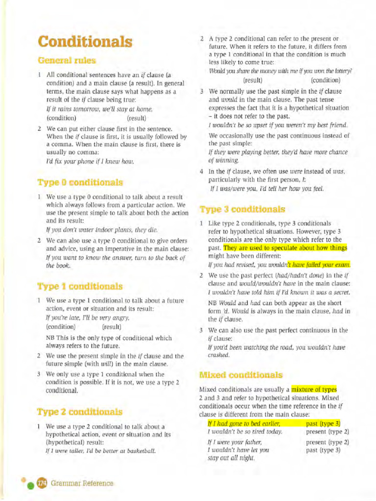 Understanding Conditional Sentences | PDF | Syntax | Grammar