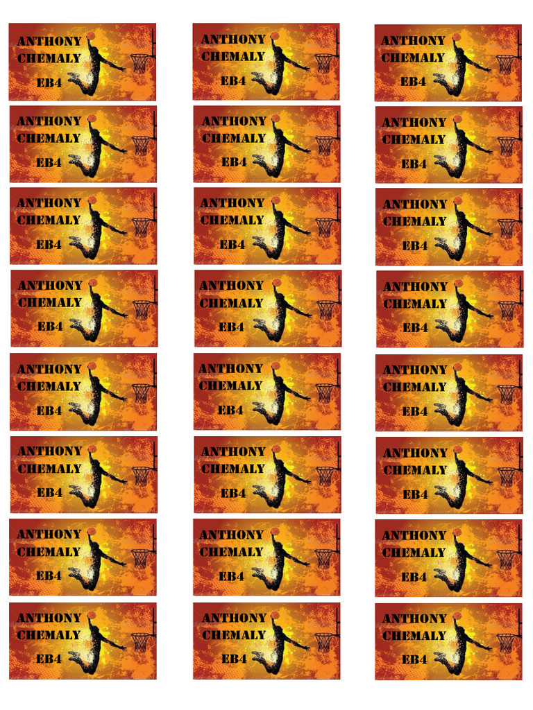Anthony Stickers | PDF