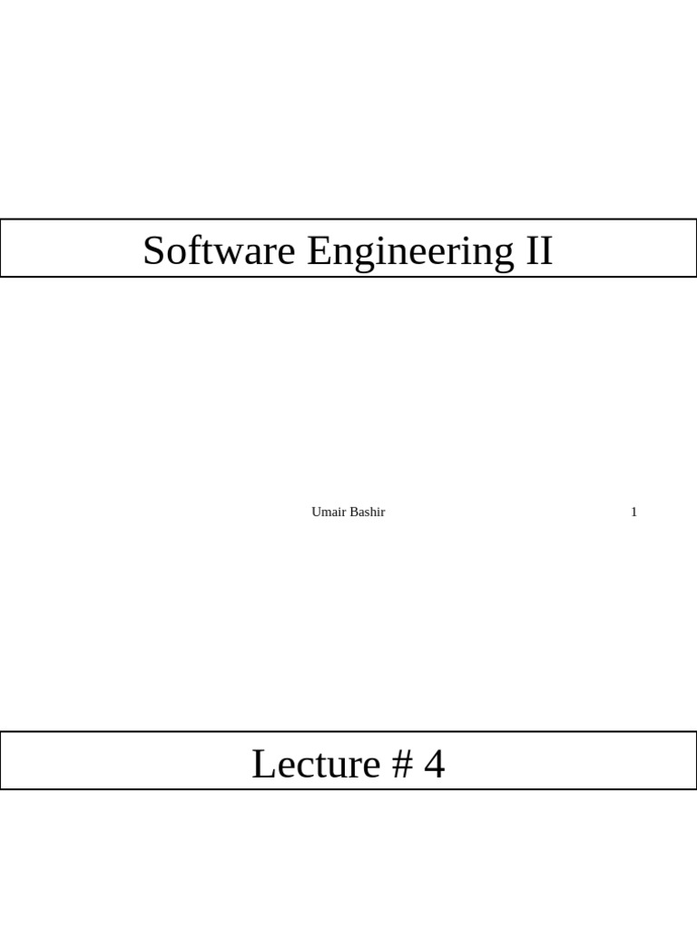 Lecture # 4 (Software Project Management Concepts & The Software Team ...