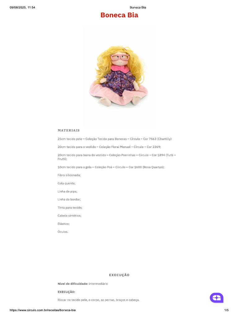Boneca | PDF