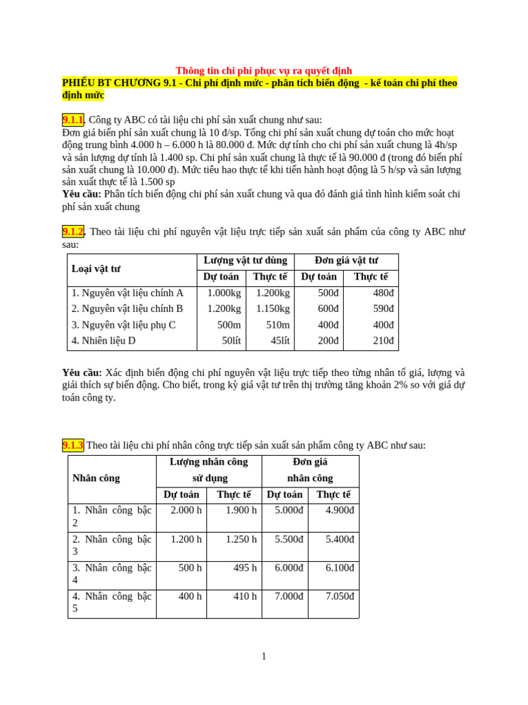 Thông tin chi phí phục vụ ra quyết định | PDF