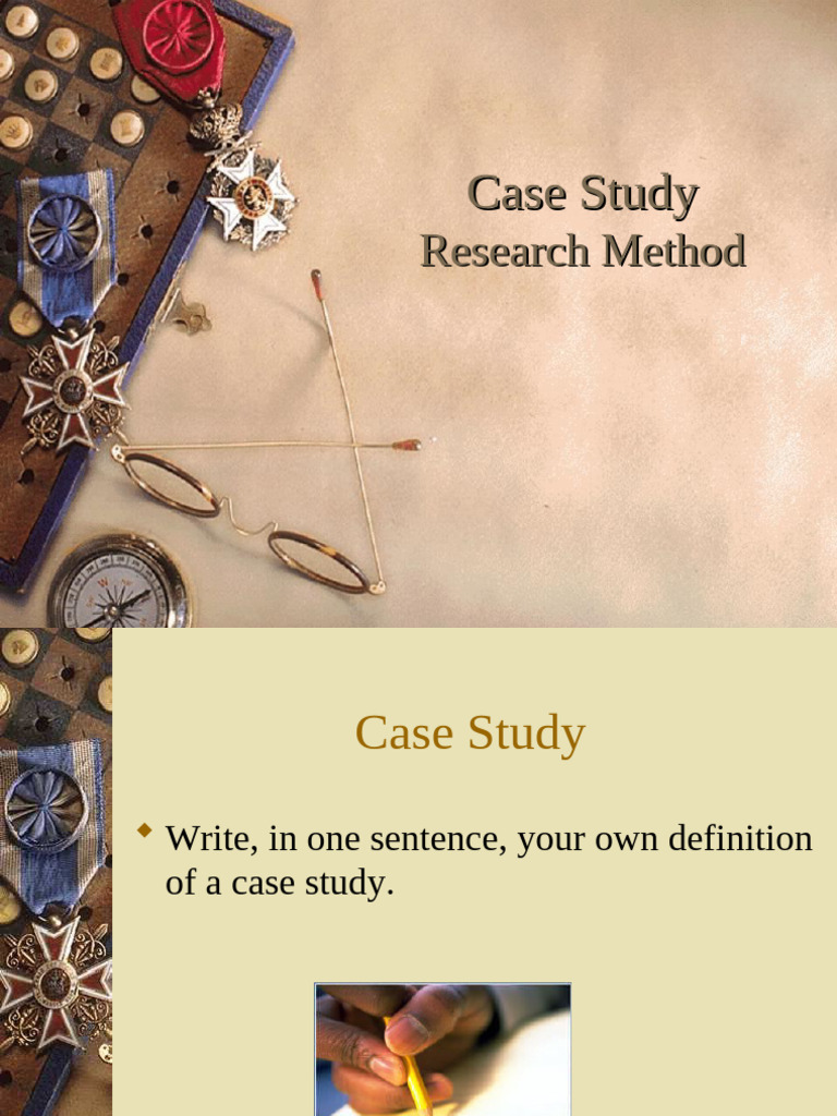 Types and Definitions of Case Studies | PDF