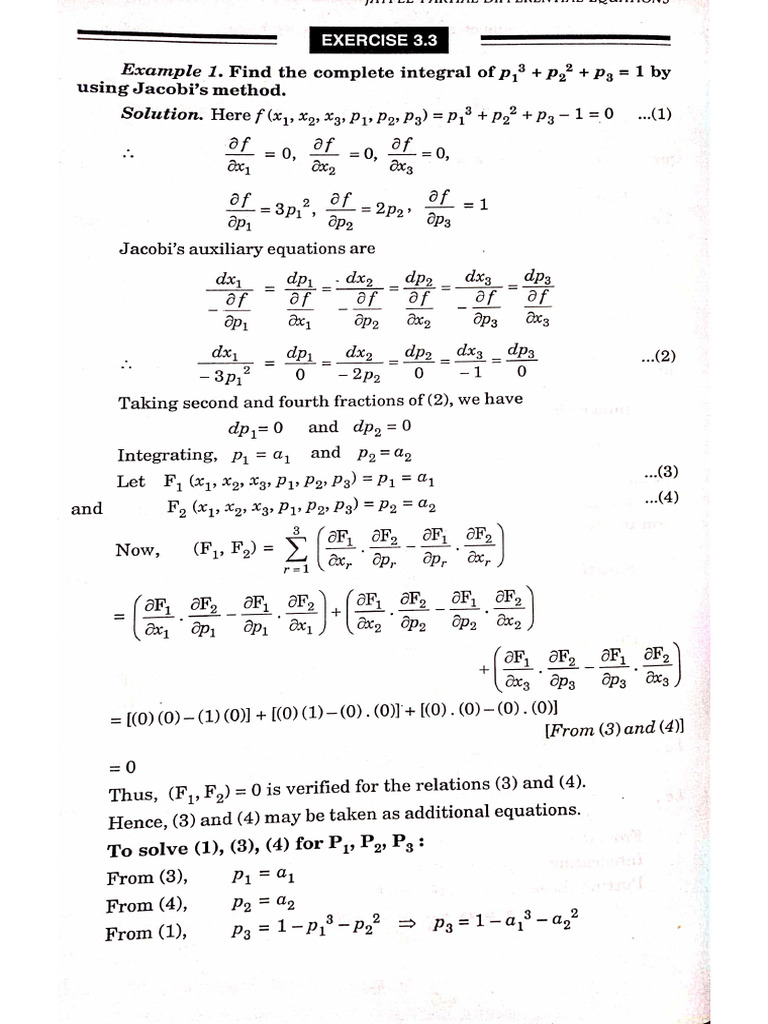 First Order Non Linear PDE | PDF