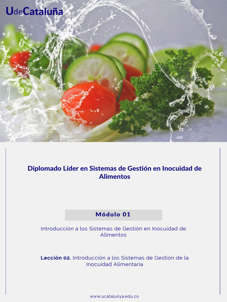 Sistemas de Gestión en Inocuidad Alimentaria | PDF