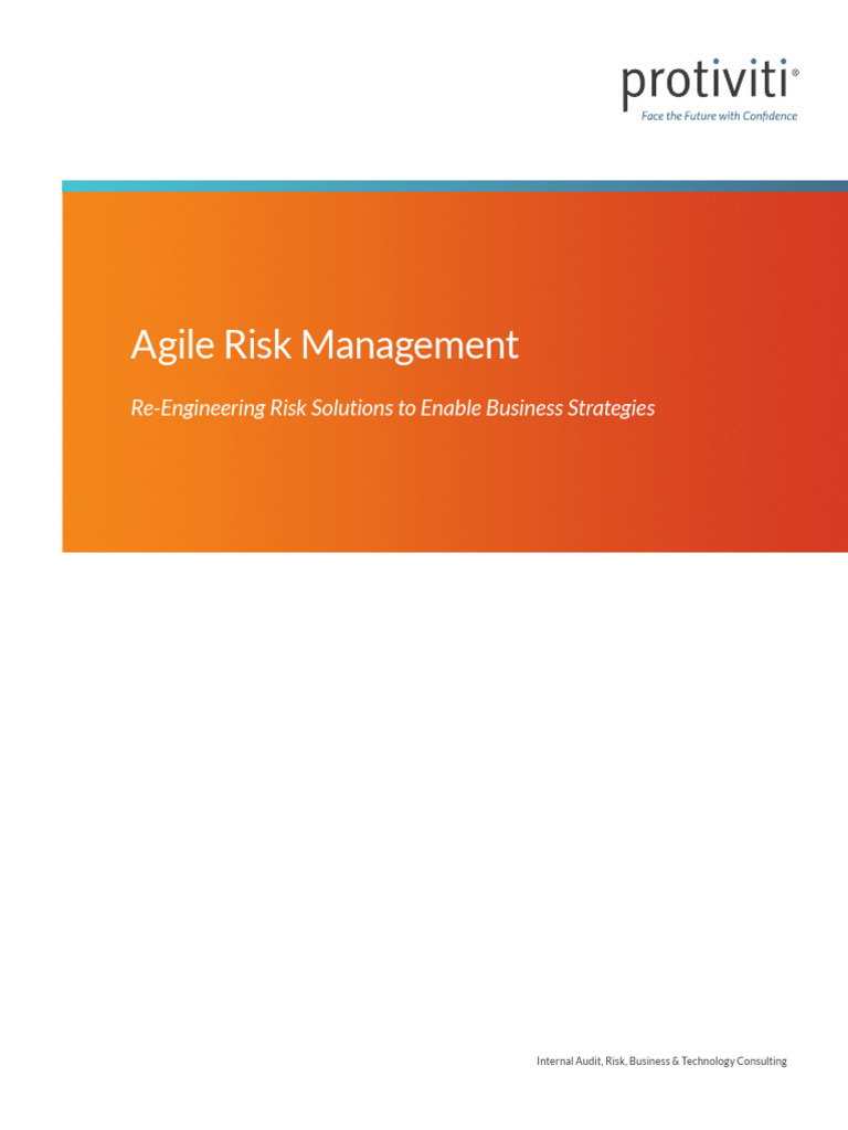 Agile Risk Management for Financial Firms | PDF | Risk Management ...