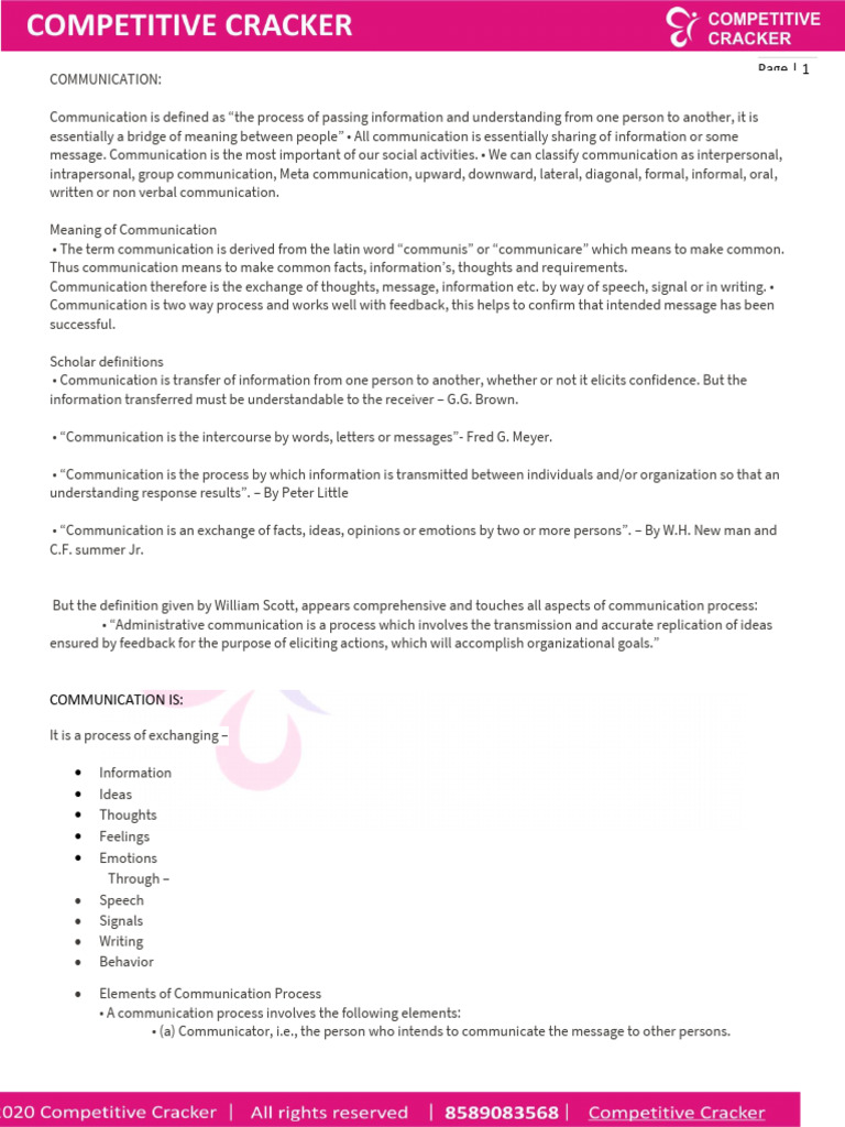 Types of Communication Messages | PDF | Communication | Nonverbal ...