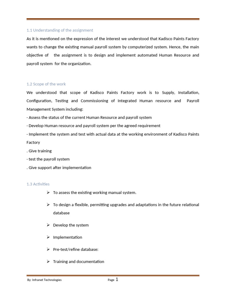 Automated HR and Payroll System Design | PDF | Conceptual Model | Databases