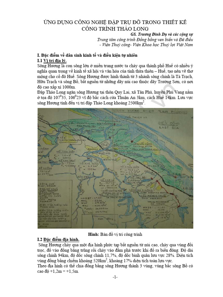 Ung Dung Cong Nghe Dap Tru Do Trong Thiet Ke Cong Trinh Thao Long | PDF
