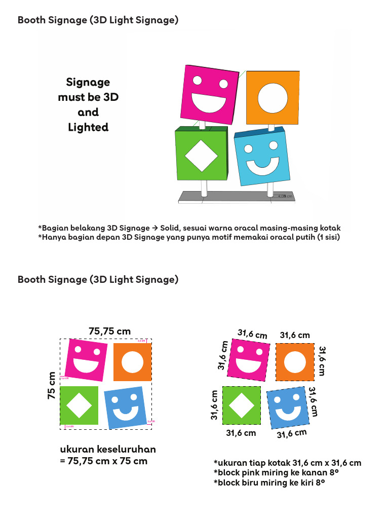 Guide Booth Signage H75 | PDF