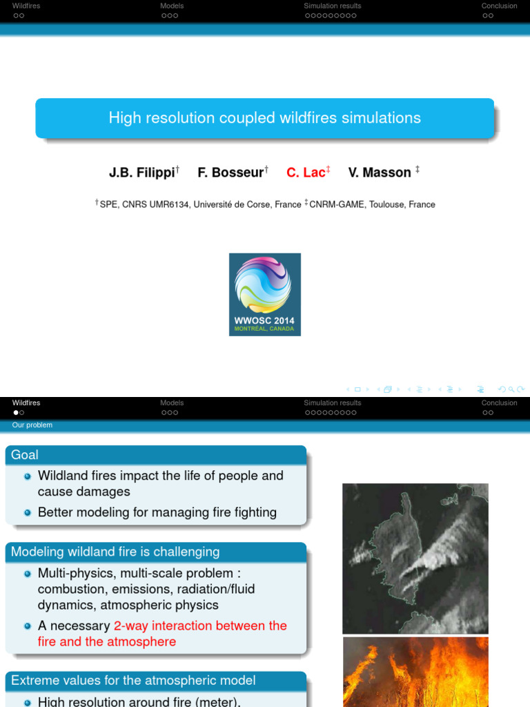 High-Resolution Wildfire Simulation Models | PDF | Wildfire | Wound