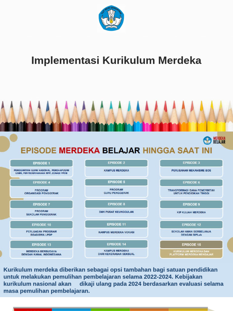 0. Implementasi Kurikulum Merdeka - Copy | PDF