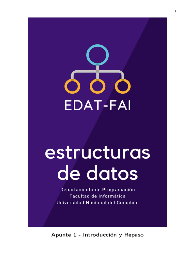 Apunte 1 - Introducción y Repaso | PDF | Algoritmos | Lenguaje de ...