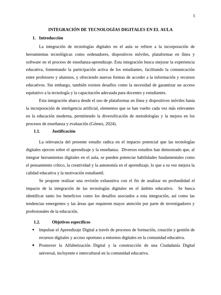 Integración de Herramientas Digitales en el Aula | PDF | Enseñando ...