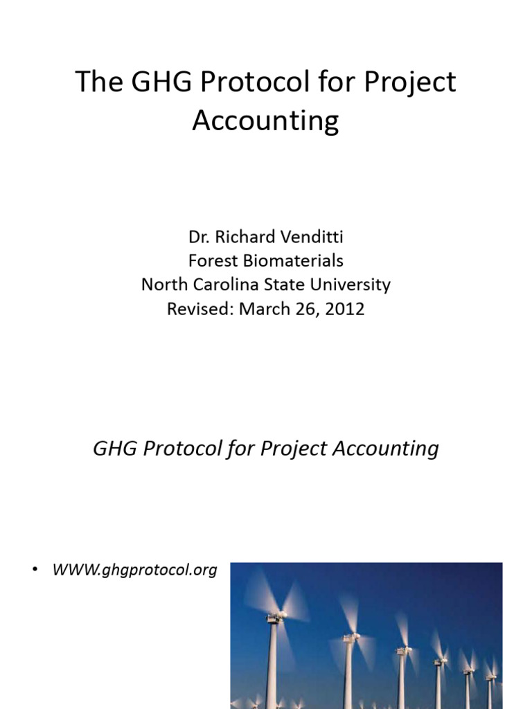 GHG Protocol for Project Accounting | PDF | Greenhouse Gas | Climate ...
