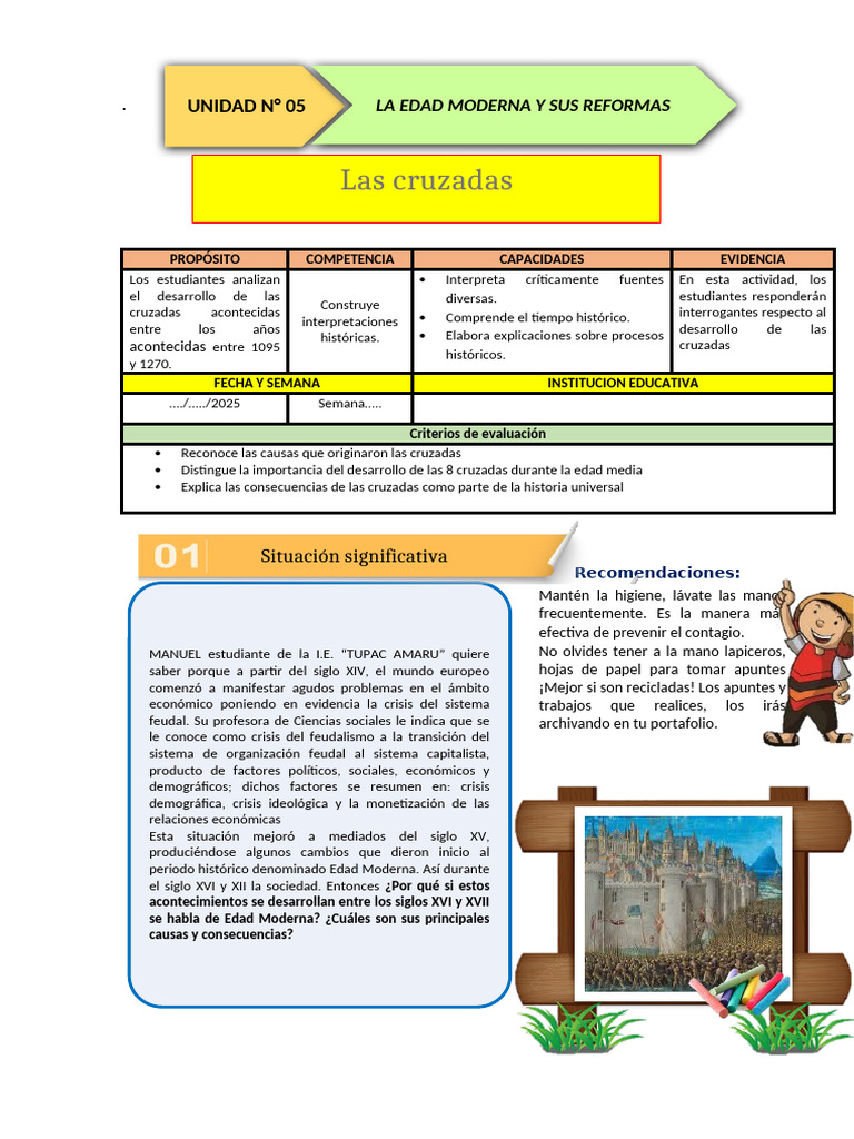 Análisis de las Cruzadas y sus Consecuencias | PDF | Cruzadas | imperio ...