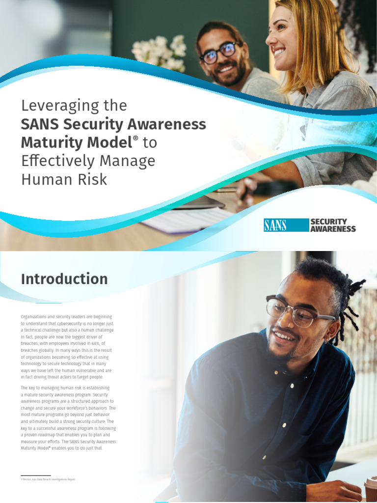 SANS Security Awareness Maturity Model 2024 | PDF | Computer Security ...