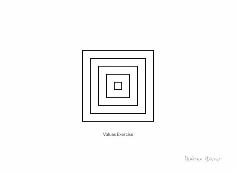 Value Exercise Template PDF | PDF