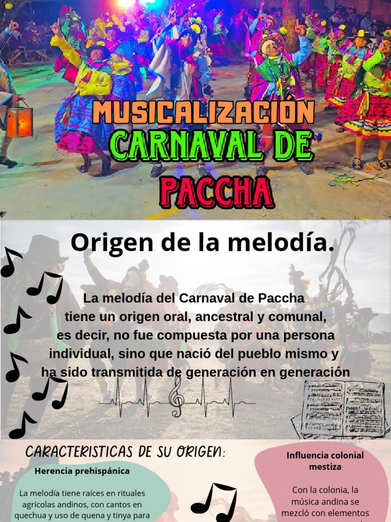 Música y Tradición del Carnaval de Paccha | PDF | Carnaval | Melodía