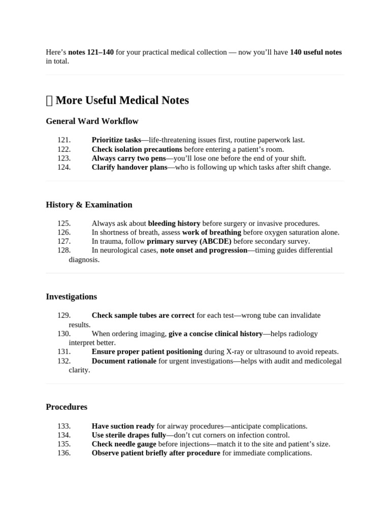 Medical Note24 | PDF