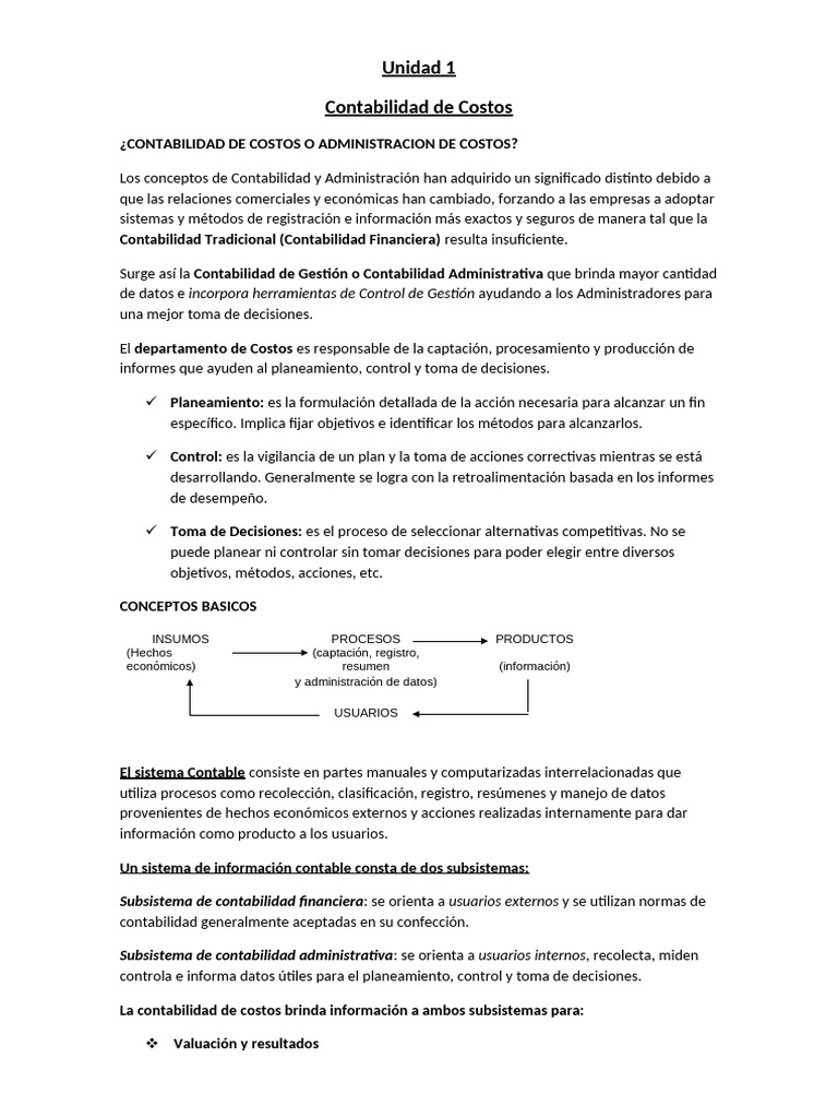 Introducción a la Contabilidad de Costos | PDF | Contabilidad | Costo
