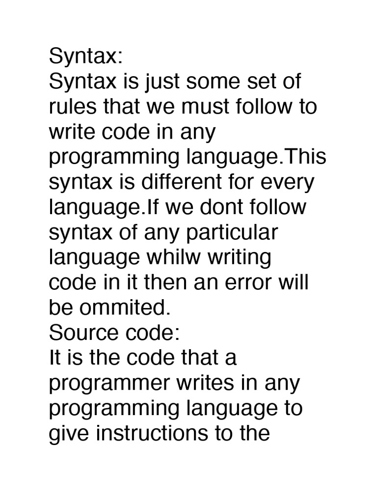 C++ Compiler and Syntax Overview | PDF | Parameter (Computer ...