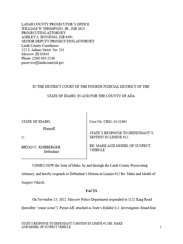 Suspect Vehicle Identification in Homicide Case | PDF | Law Enforcement ...