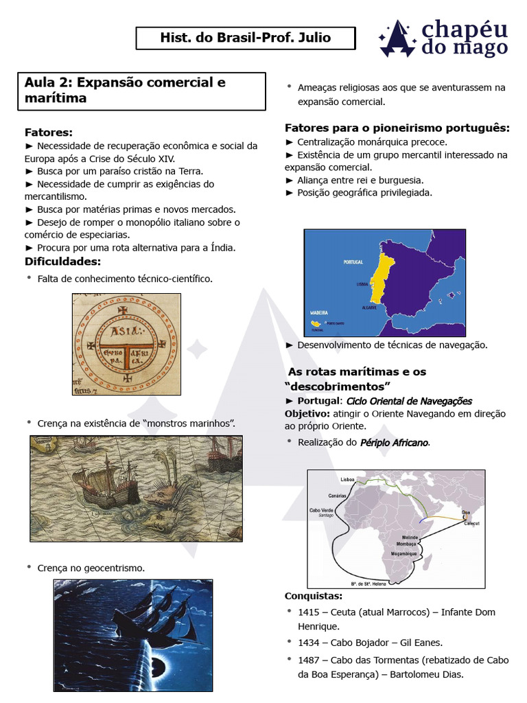 Aula 2_ Expans%C3%A3o Comercial e Mar%C3%ADtima.pptx.PDF | PDF | Era ...