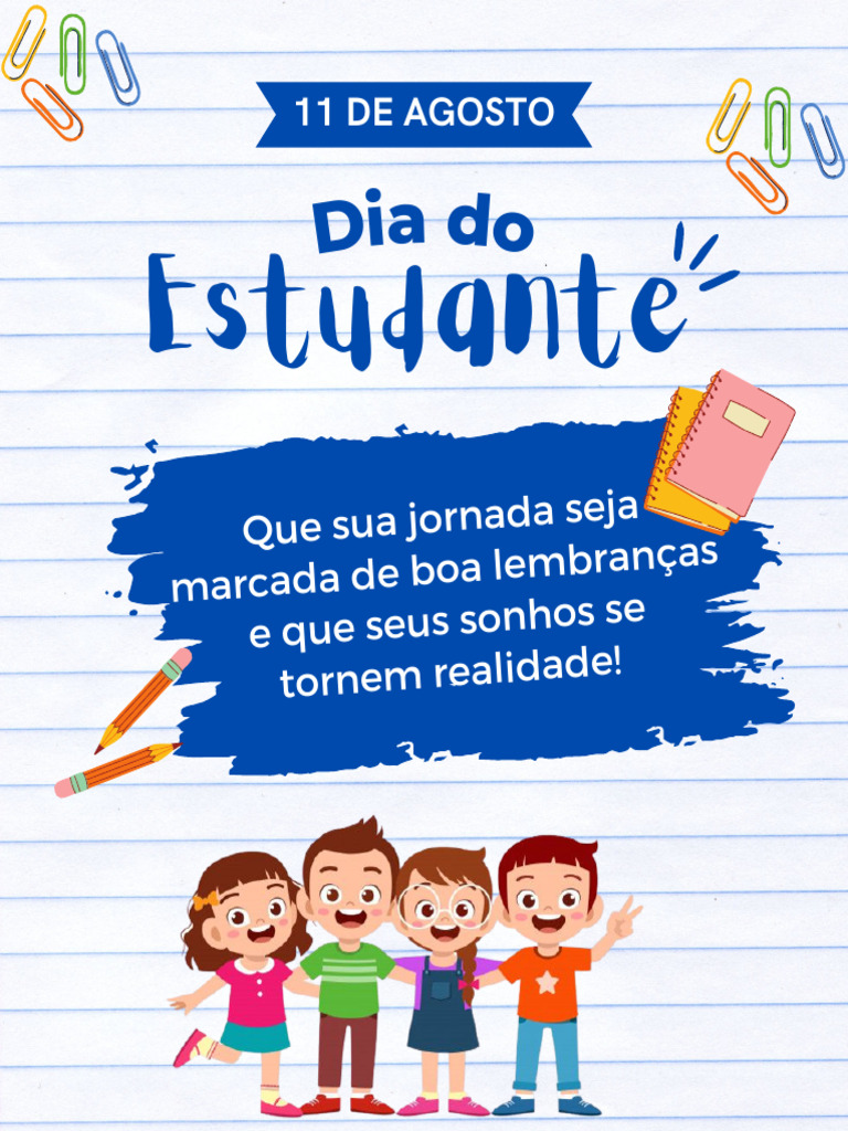 Cartaz Dia Do Estudante | PDF