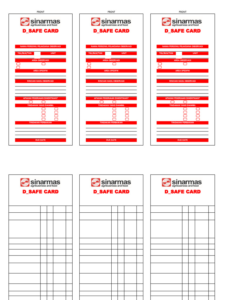 Observasi Penggunaan BBS Card | PDF