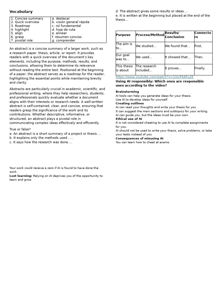Abstracts in Research Papers | PDF | Abstract (Summary) | Thesis