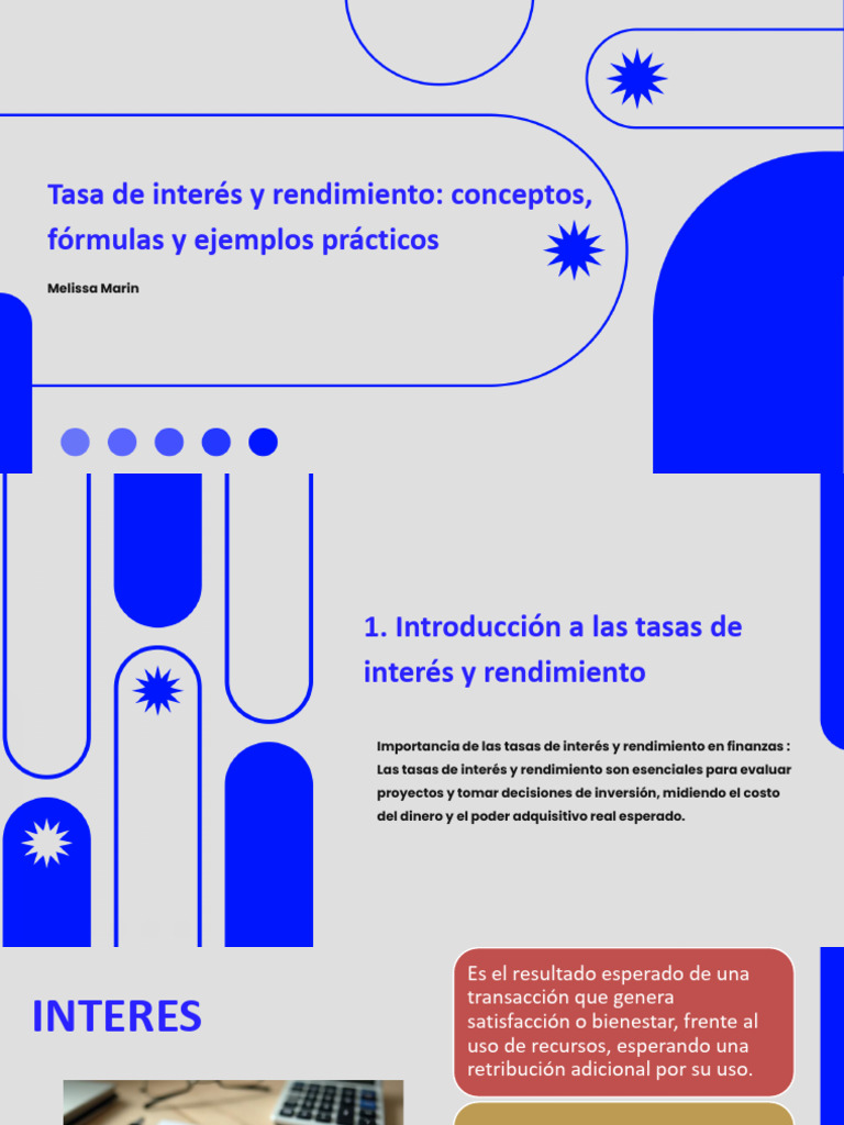 Tasa de Interés y Rendimiento - Conceptos, Fórmulas y Ejemplo-1-13 ...