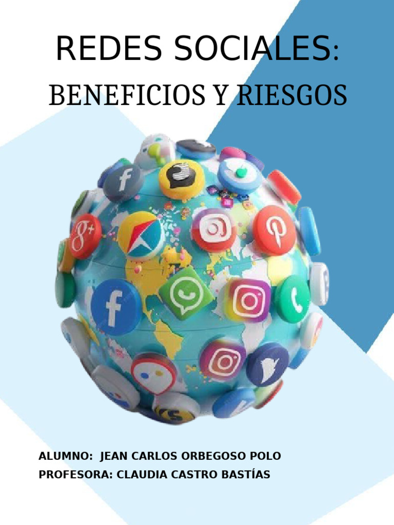 Beneficios y Riesgos de Redes Sociales | PDF | Servicio de redes ...