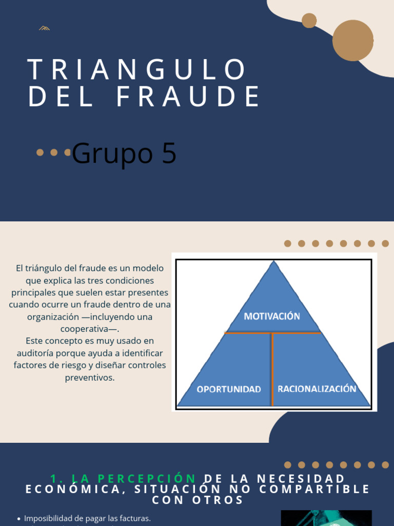 Triángulo del Fraude: Claves y Riesgos | PDF | Fraude