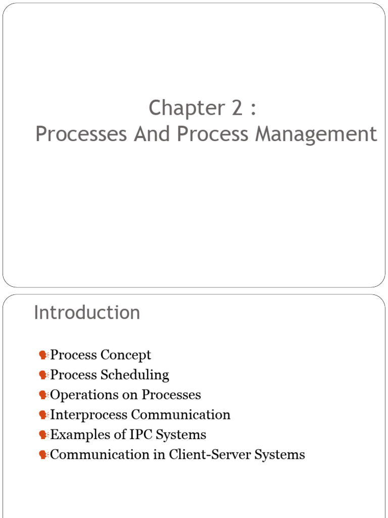 Process Management and IPC Explained | PDF | Process (Computing ...
