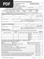 DCI Community Housing Application Form | PDF | Pension