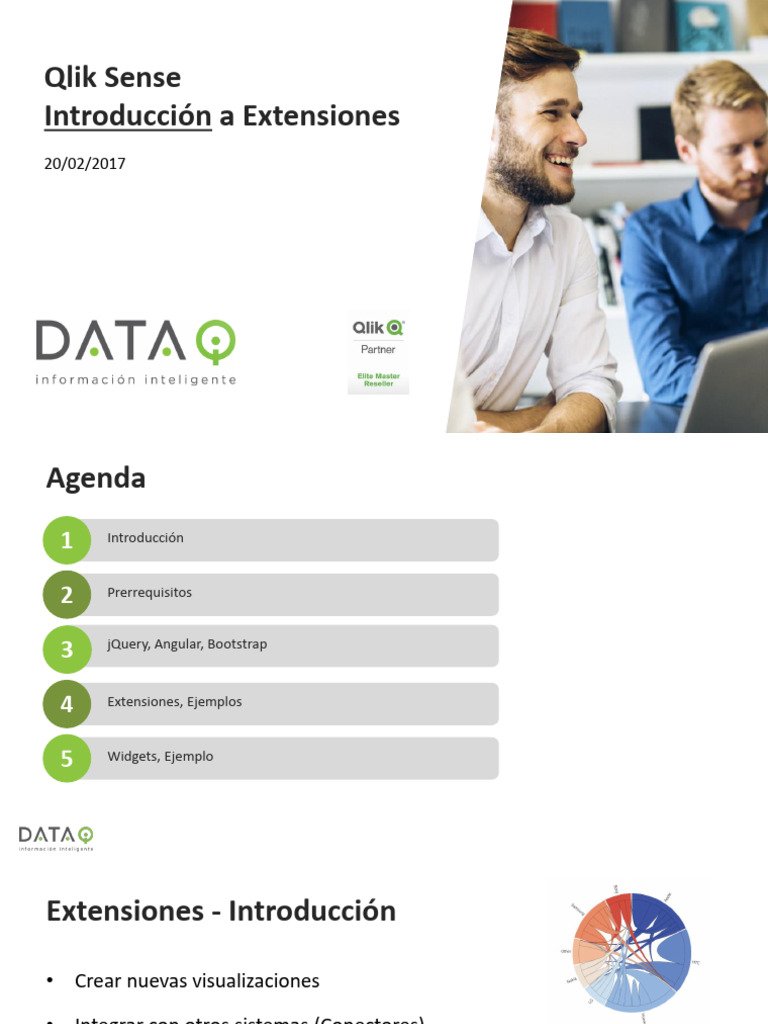 Data IQ - Qlik Sense - Extensiones | PDF | J Query | Bootstrap (marco ...