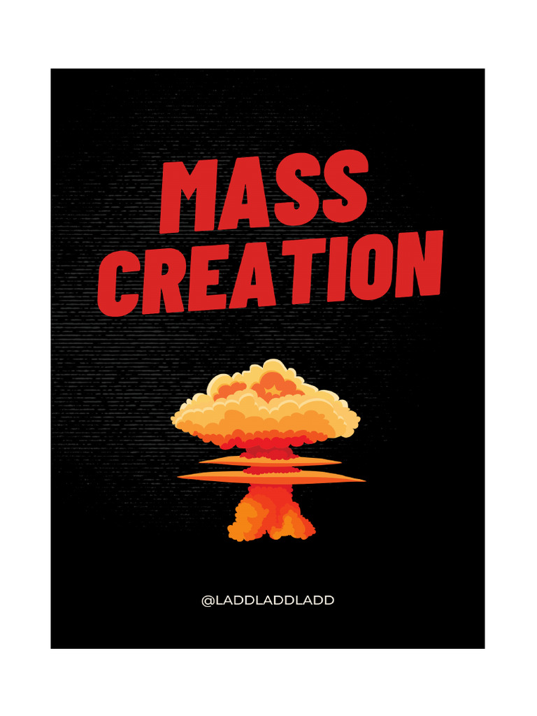 Mass Creation | PDF