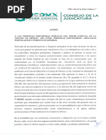 Circular CJCDMX 07 2025 Acuerdo V 17 2025 | PDF