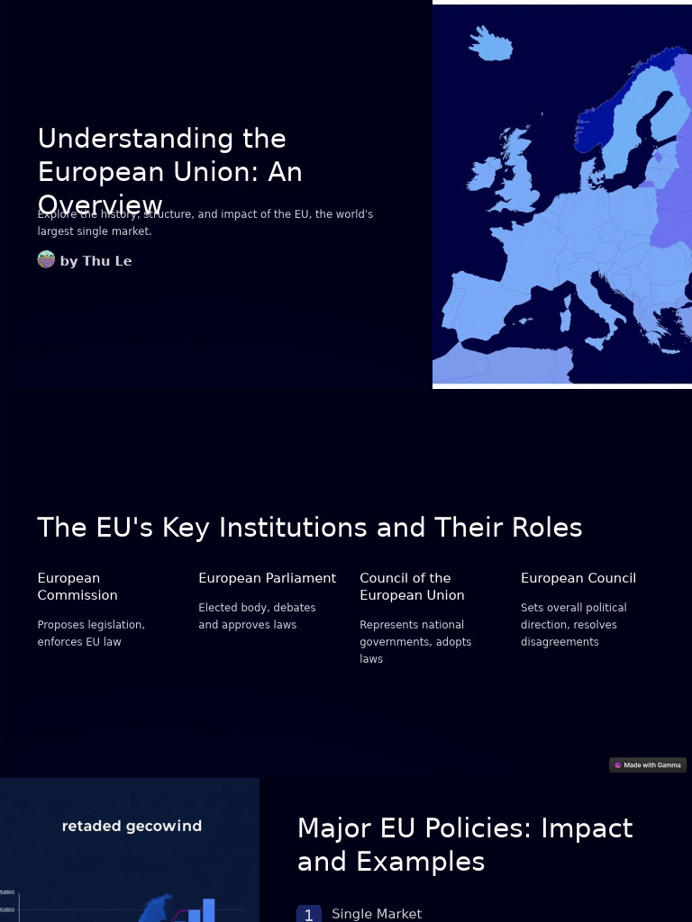 Overview of the European Union's Impact | PDF