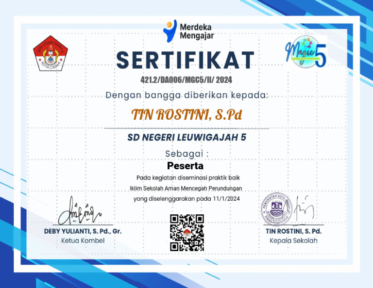 TIN ROSTINI, S.PD - Iklim Sekolah Aman Mencegah Perundungan | PDF