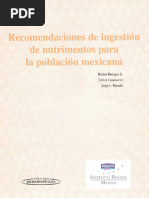 Definición y Determinación de RDA Nutricional | PDF | Nutrición | Dieta ...