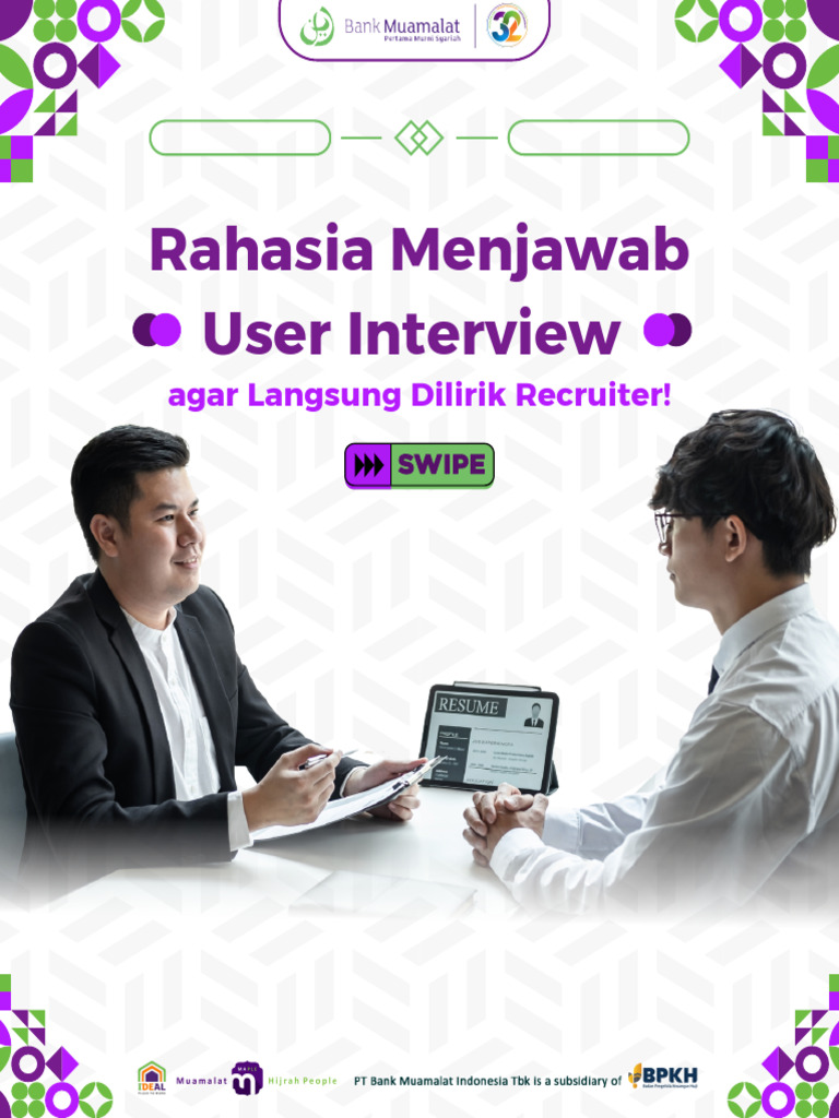 Rahasia Menjawab User Interview -5 | PDF