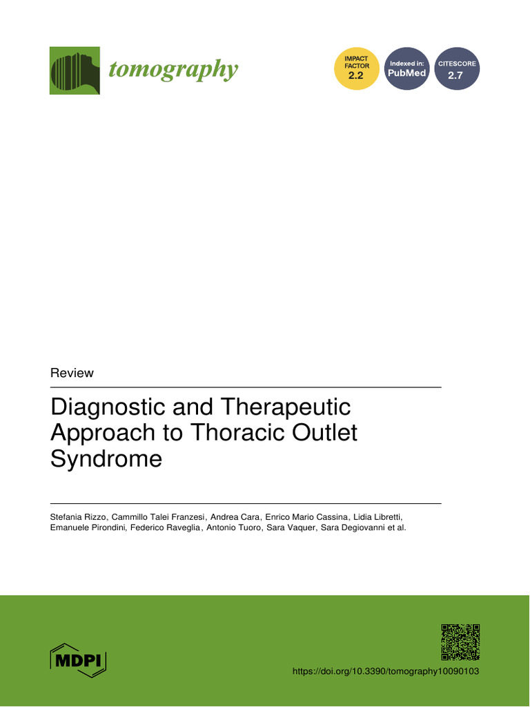 Tomography 10 00103 With Cover | PDF | Medical Imaging | Ct Scan