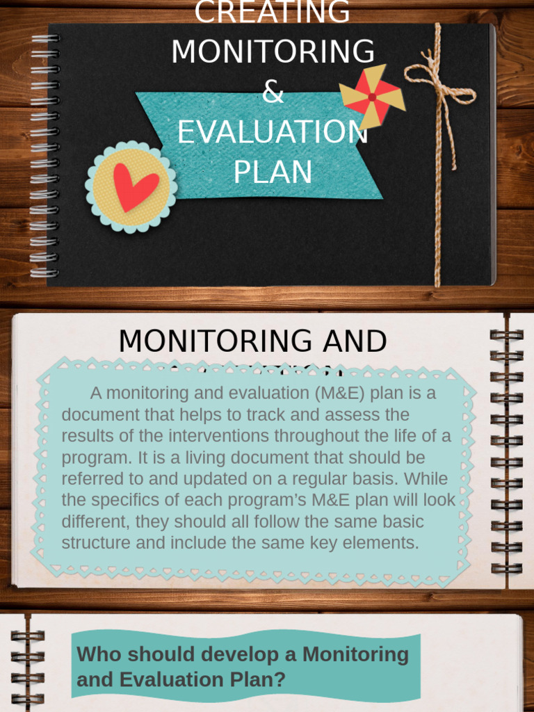 Creating Monitoring And Evaluation Plan Pdf Evaluation Data