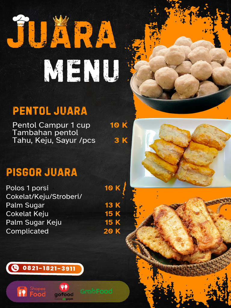 Menu Pentol dan Pisgor Juara | PDF