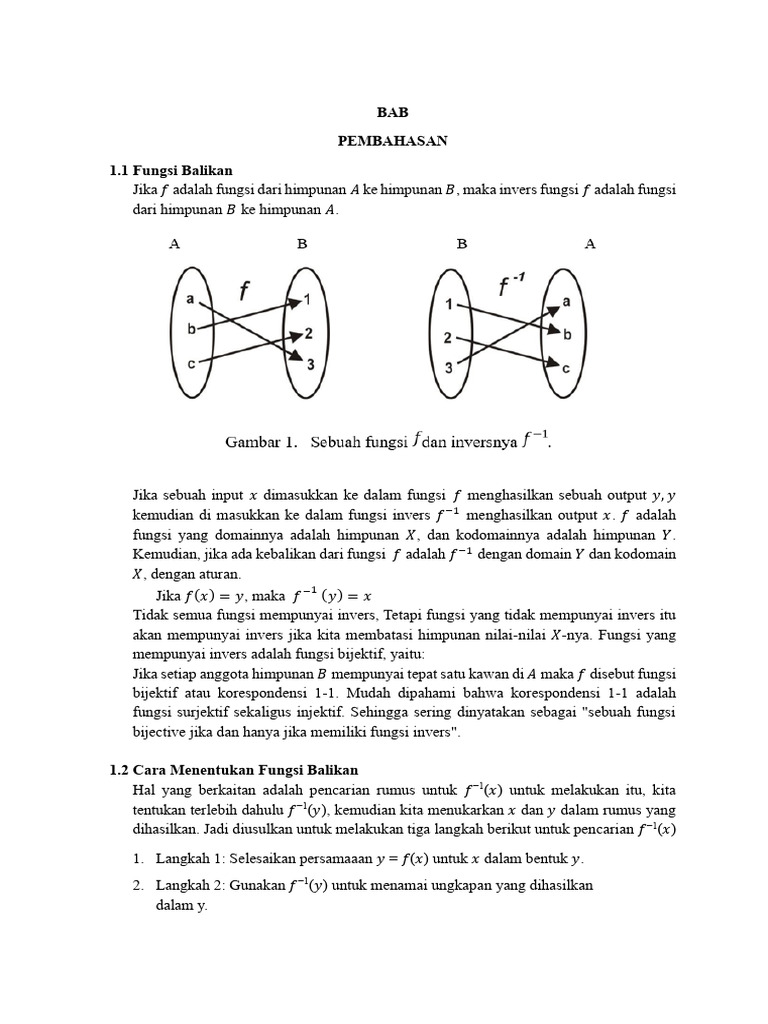 Fungsi Balikan dan Penerapannya | PDF