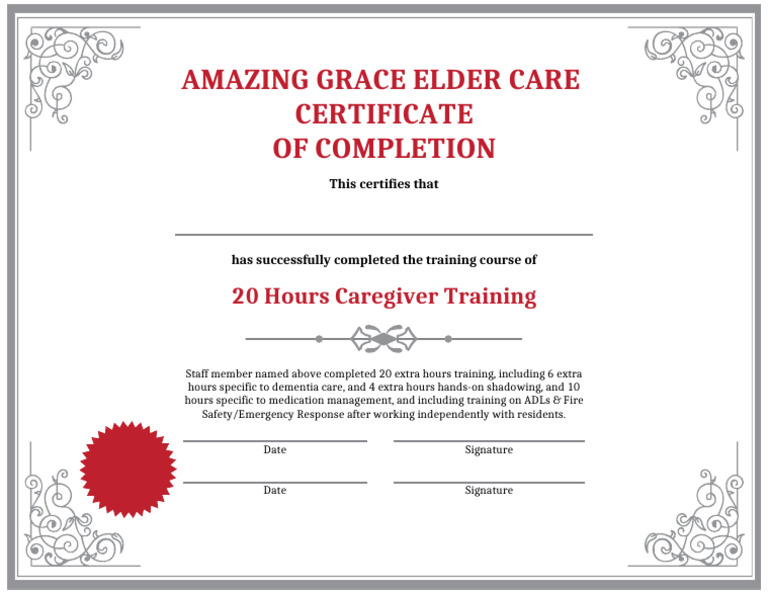 Training Completion Certificate.20 Hrs After Trainee Started Working | PDF
